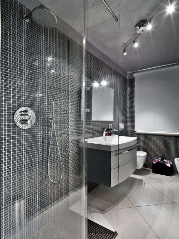 Stylish Shower with Fixtures